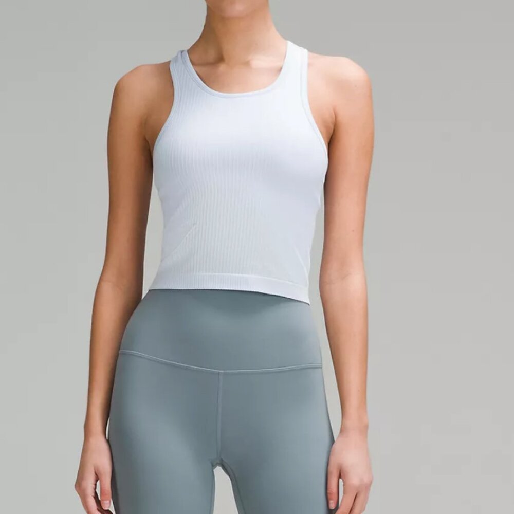 Ebb to Street Cropped Racerback Tank Top